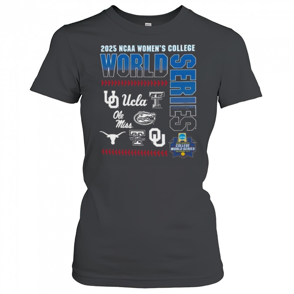 2025-ncaa-womens-college-world-series-8-teams-t-shirt-9we71g1s 2025 NCAA Womens College World Series 8-Teams T-Shirt