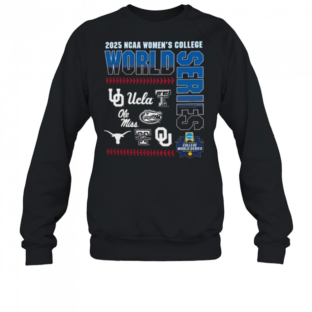 2025-ncaa-womens-college-world-series-8-teams-t-shirt-9we71g1s 2025 NCAA Womens College World Series 8-Teams T-Shirt