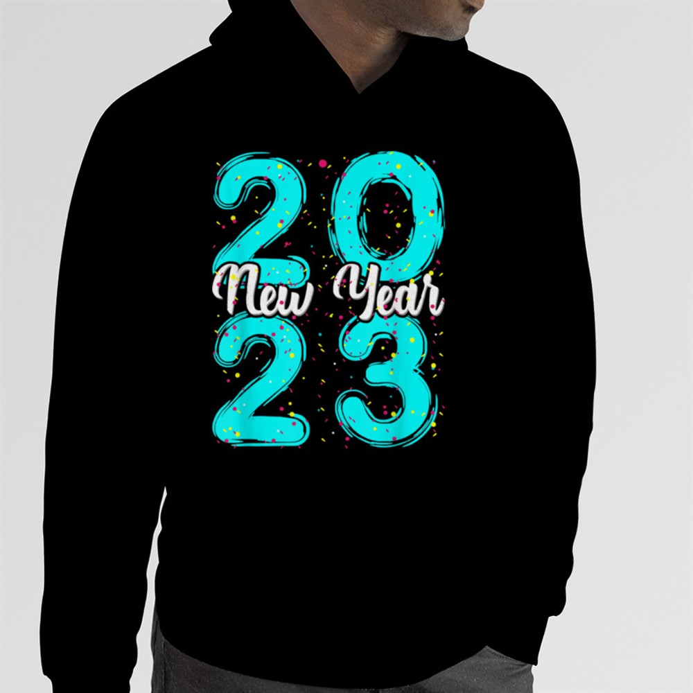 2025 New Year Confetti Design T-Shirt B0BNP8Y4N7