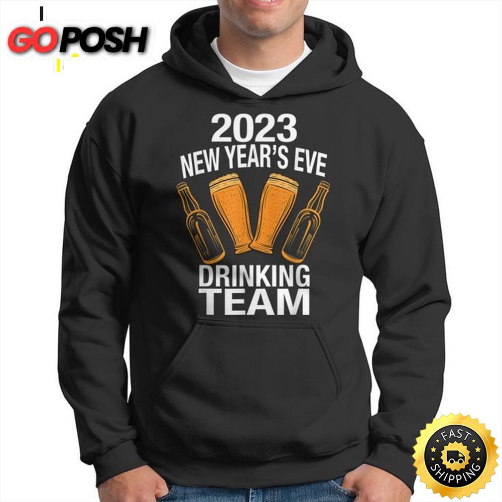 2025 New Years Eve Drinking Team Funny New Years Eve Unisex Basic T-shirt