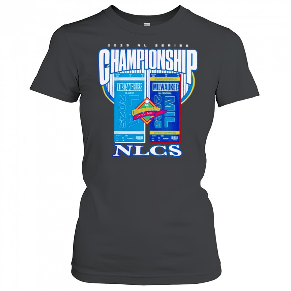2025-nlcs-los-angeles-dodgers-vs-milwaukee-brewers-matchup-shirt-1kul0flg 2025 NLCS Los Angeles Dodgers vs Milwaukee Brewers Matchup shirt