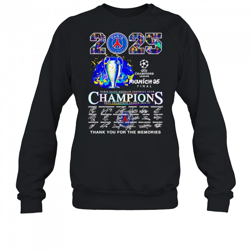 2025-paris-saint-germain-champions-uefa-champions-league-thank-you-for-the-memor-g6omeu7m 2025 Paris Saint-Germain Champions UEFA Champions League thank you for the memories shirt