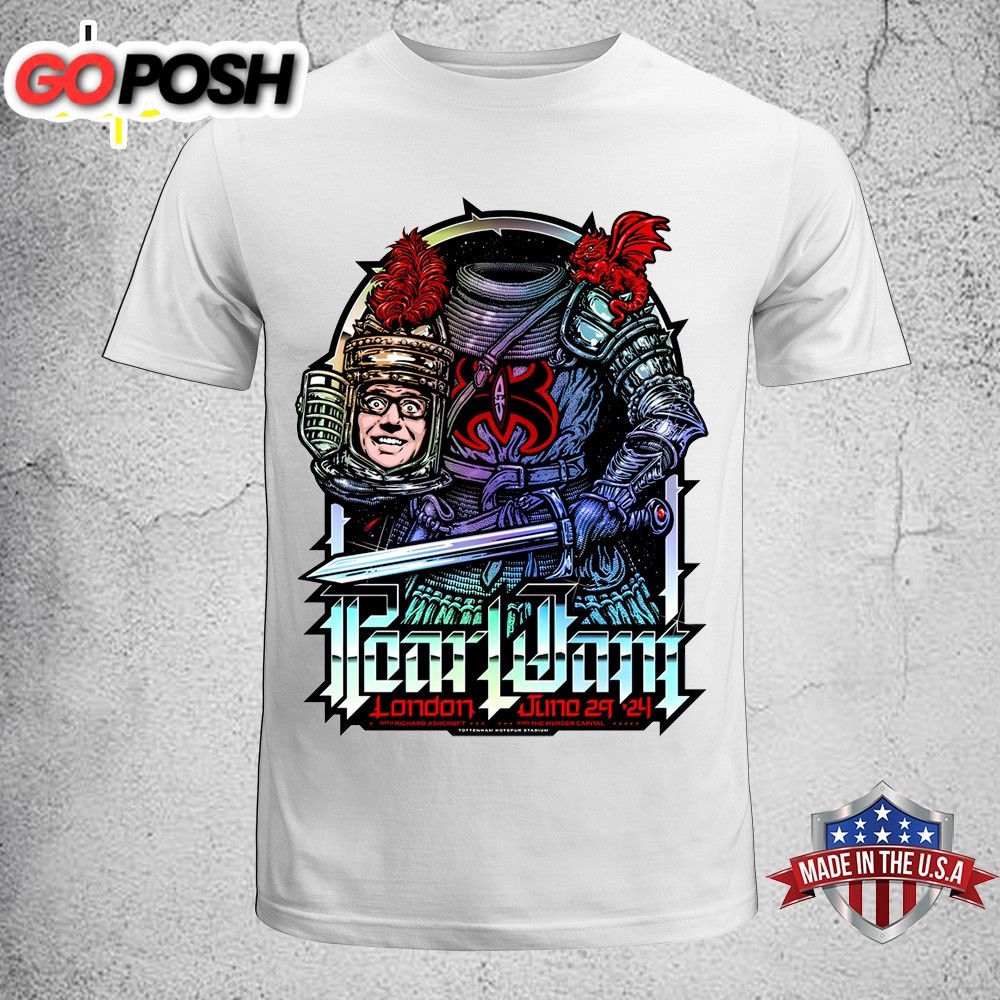 2025 Pearl Jam London Rainbow Foil Variant Unisex T-Shirt