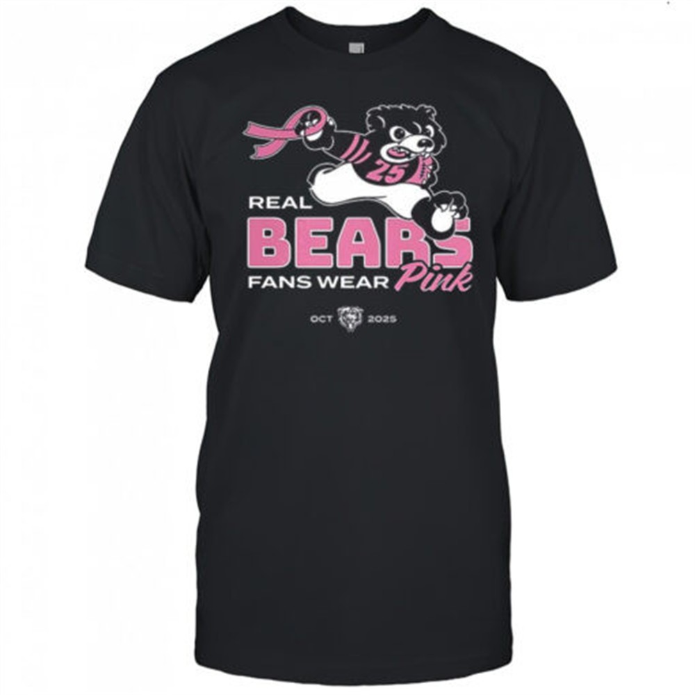 2025 Real Bears Fans Wear Pink shirt