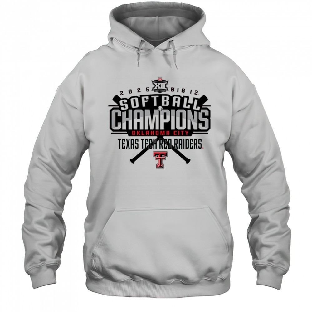 2025 Texas Tech Red Raiders Softball NCAA Big 12 Tournament Champions Oklahoma City t-shirt