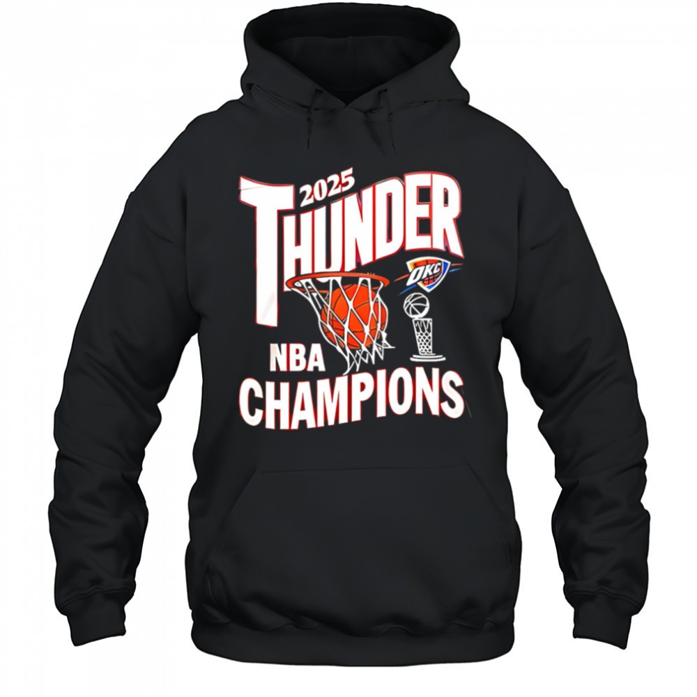 2025 Thunder NBA Champions shirt