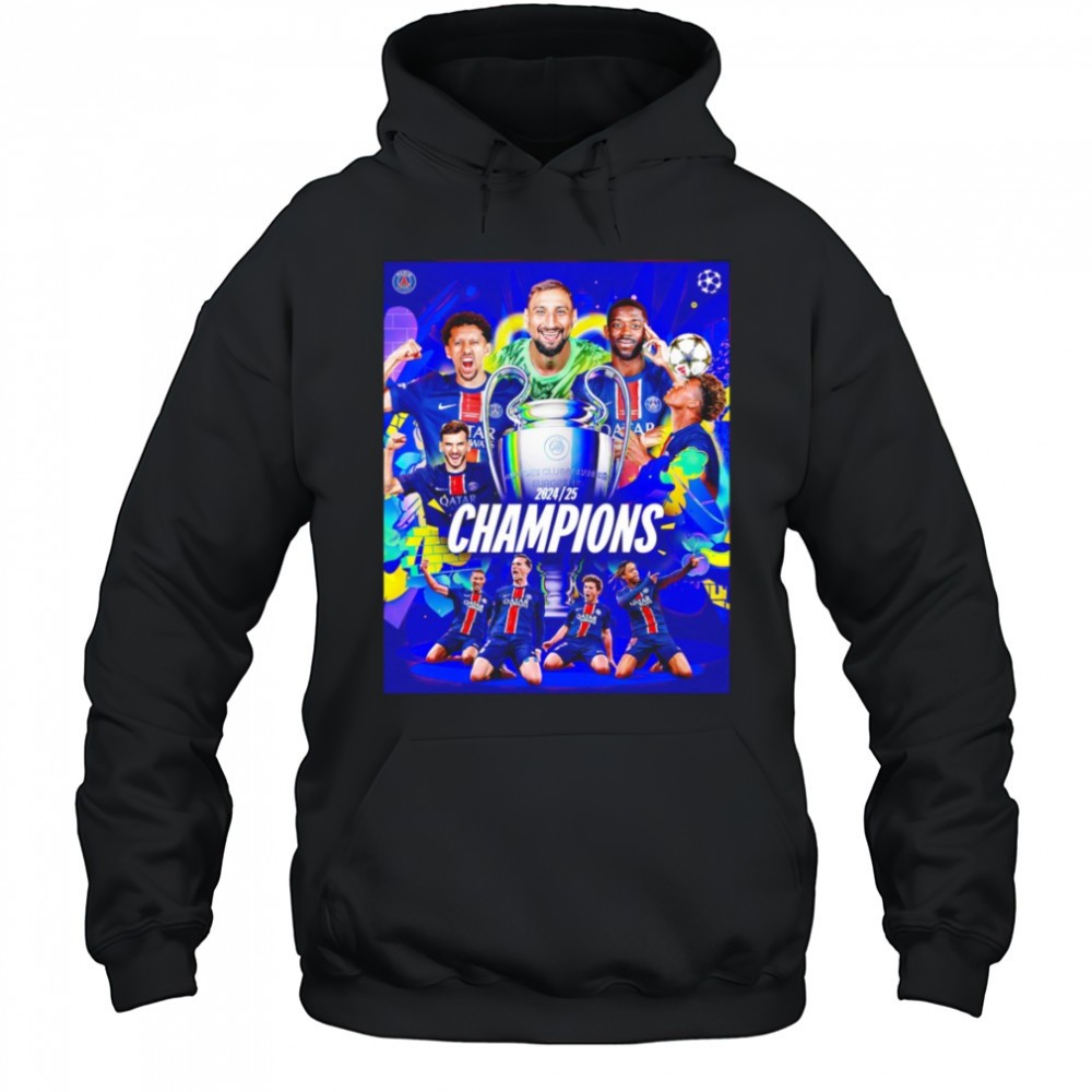 2025 UEFA Champions League winners Paris Saint-Germain shirt