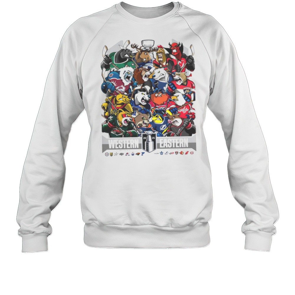 2025 Western Eastern Hockey Mascots Team Shirt