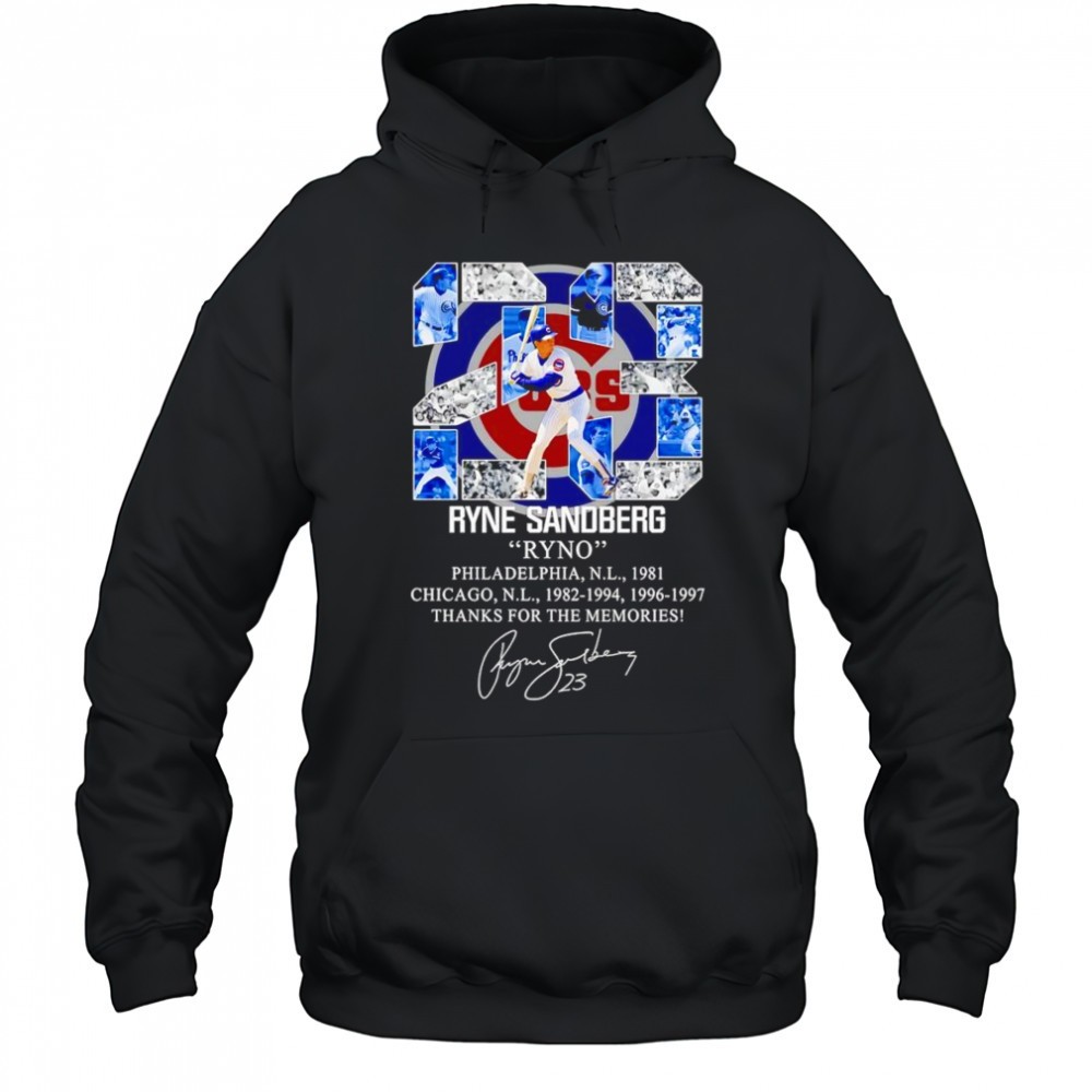 23 Ryne Sandberg Ryno thanks for the memories shirt