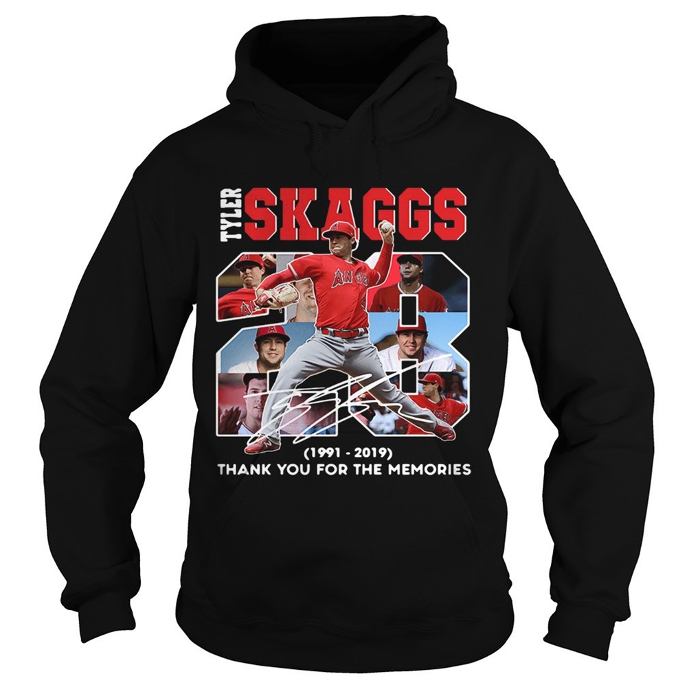 28-years-tyler-skaggs-1991-2019-thank-you-for-the-memories-shirt-orgcio3c 28 Years Tyler Skaggs 1991 2019 thank you for the memories shirt