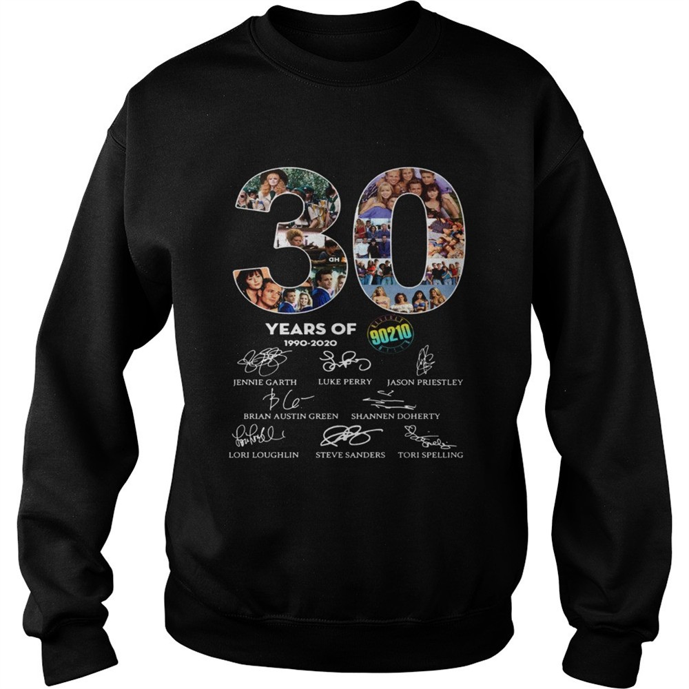 30 Years of 90210 2020 signature shirt
