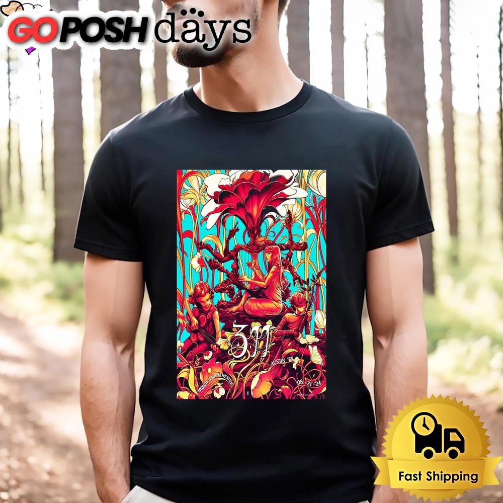 311 Tour At Moody Amphitheater In Austin TX August 21 2024 Unisex T-Shirt