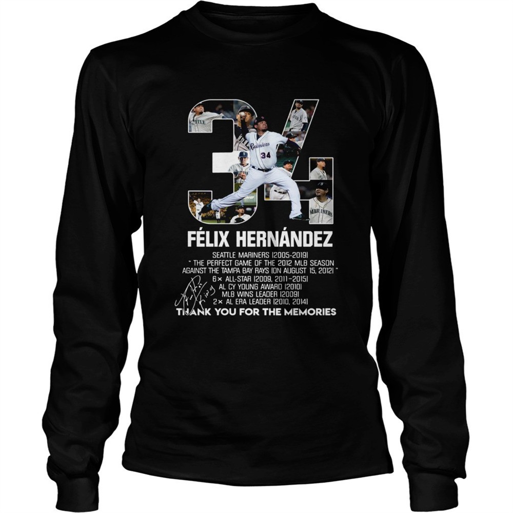34-felix-hernandez-all-awards-thank-you-for-the-memories-shirt-mtgcbkob 34 Felix Hernandez all awards thank you for the memories shirt
