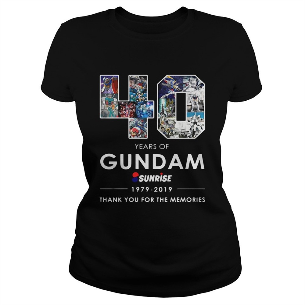 40-years-of-gundam-sunrise-19792019-thank-you-for-the-memories-shirt-5jylxhx4 40 years of Gundam sunrise 19792019 thank you for the memories shirt