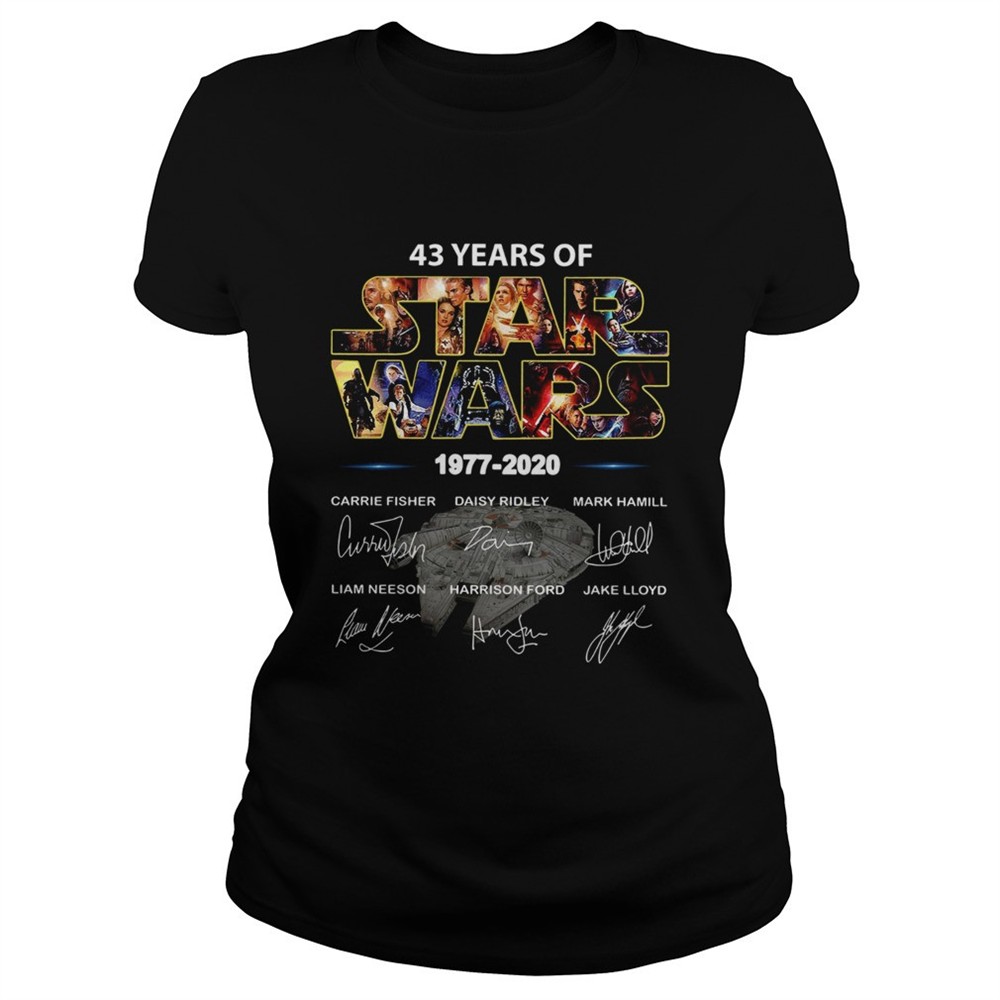 43-years-of-star-war-1977-2020-signatures-shirt-7agcyq9f 43 Years Of Star War 1977 2020 Signatures shirt