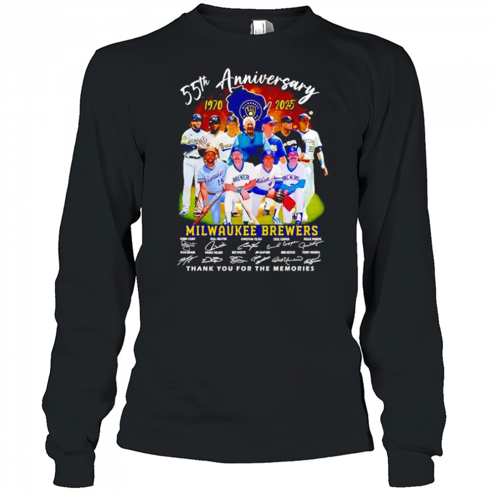 55th-anniversary-1970-2025-milwaukee-brewers-thank-you-for-the-memories-shirt-4idefyp4 55th anniversary 1970 2025 Milwaukee Brewers thank you for the memories shirt