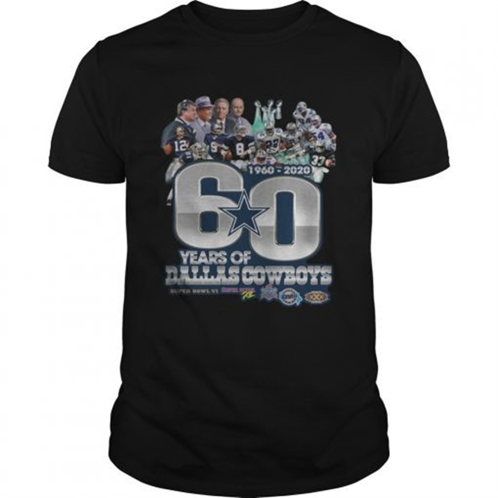 60-years-of-dallas-cowboys-1960-2020-super-bowl-6-shirt-er9yrmsb 60 years of Dallas Cowboys 1960 2020 Super Bowl 6 shirt
