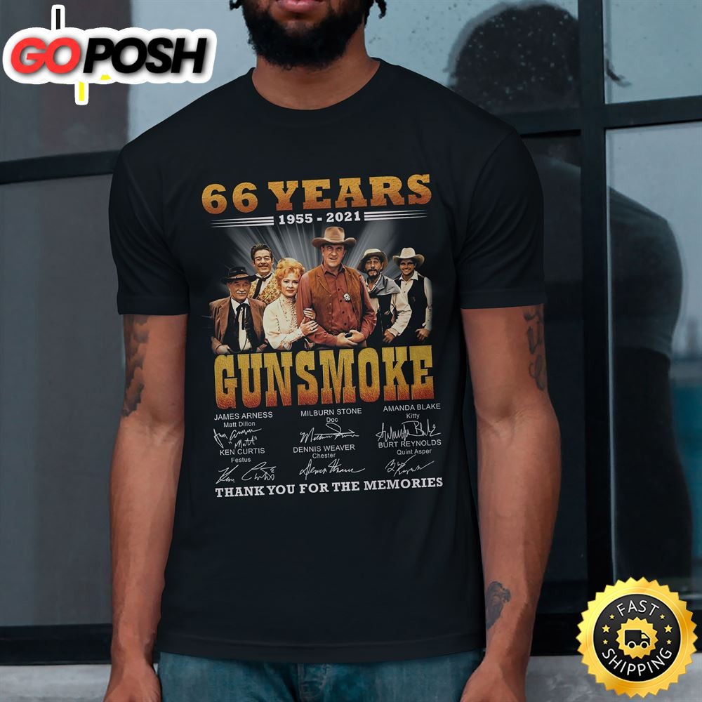 66 Years Gunsmoke Thank You For The Memories Unisex T-Shirt