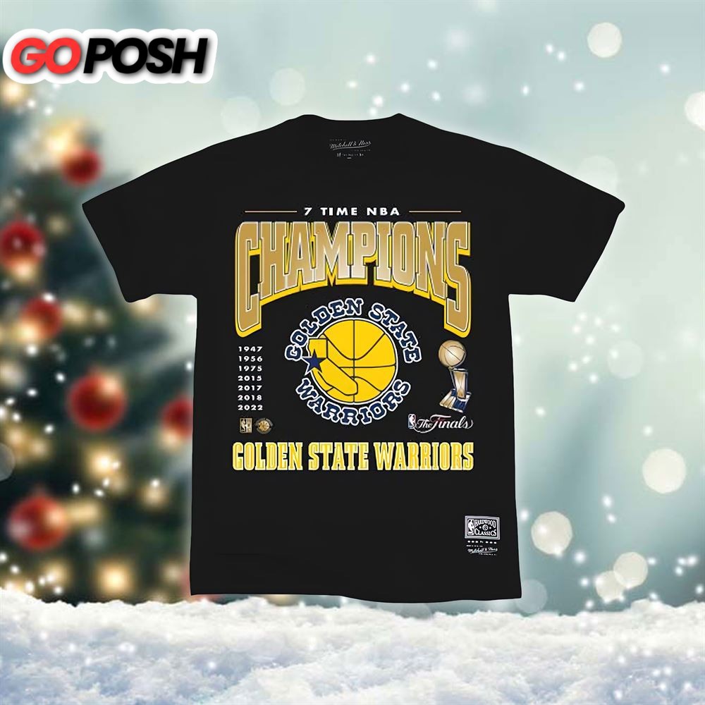 7 Time NBA Champions Golden State Warriors T-shirt