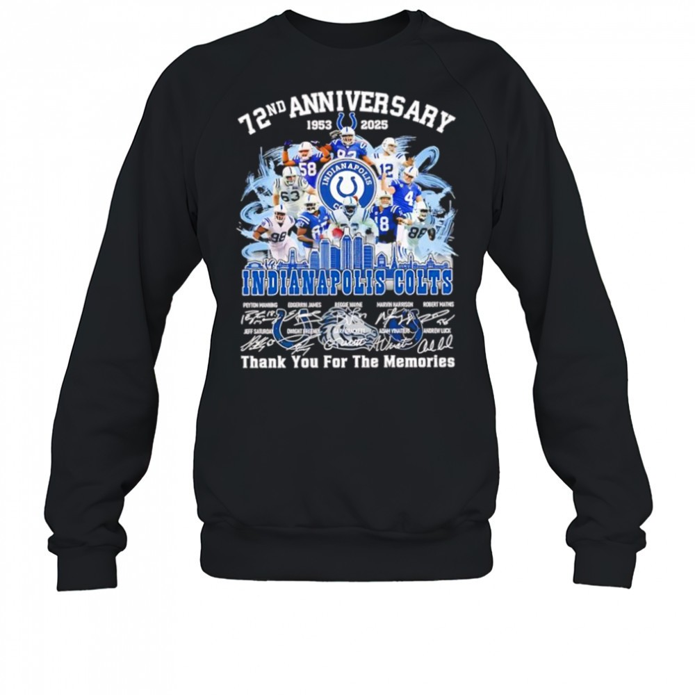 72nd-anniversary-of-the-indianapolis-colts-1953-2025-thank-you-for-the-memorie-s-q9fi3e7h 72nd anniversary of the Indianapolis Colts 1953 2025 Thank You For The Memorie signatures players shirt