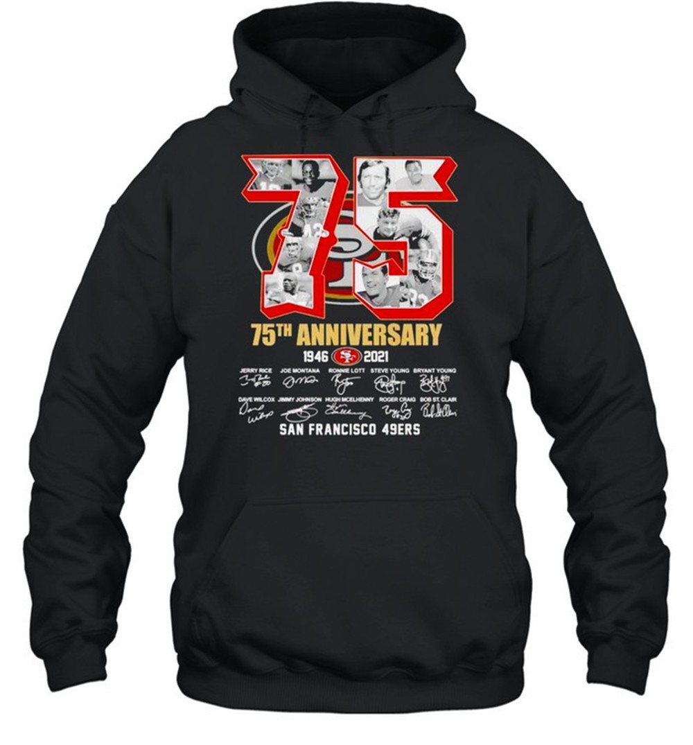 75th Anniversary 1946 2021 San Francisco 49ers shirt