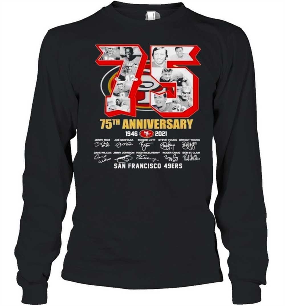 75th-anniversary-1946-2021-san-francisco-49ers-signatures-thank-you-for-the-memo-lpcrb42p 75th Anniversary 1946 2021 San Francisco 49ers signatures thank you for the memories shirt