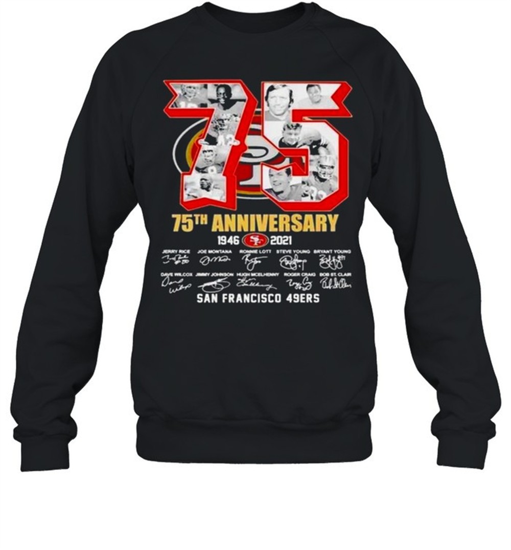75th-anniversary-1946-2021-san-francisco-49ers-signatures-thank-you-for-the-memo-lpcrb42p 75th Anniversary 1946 2021 San Francisco 49ers signatures thank you for the memories shirt