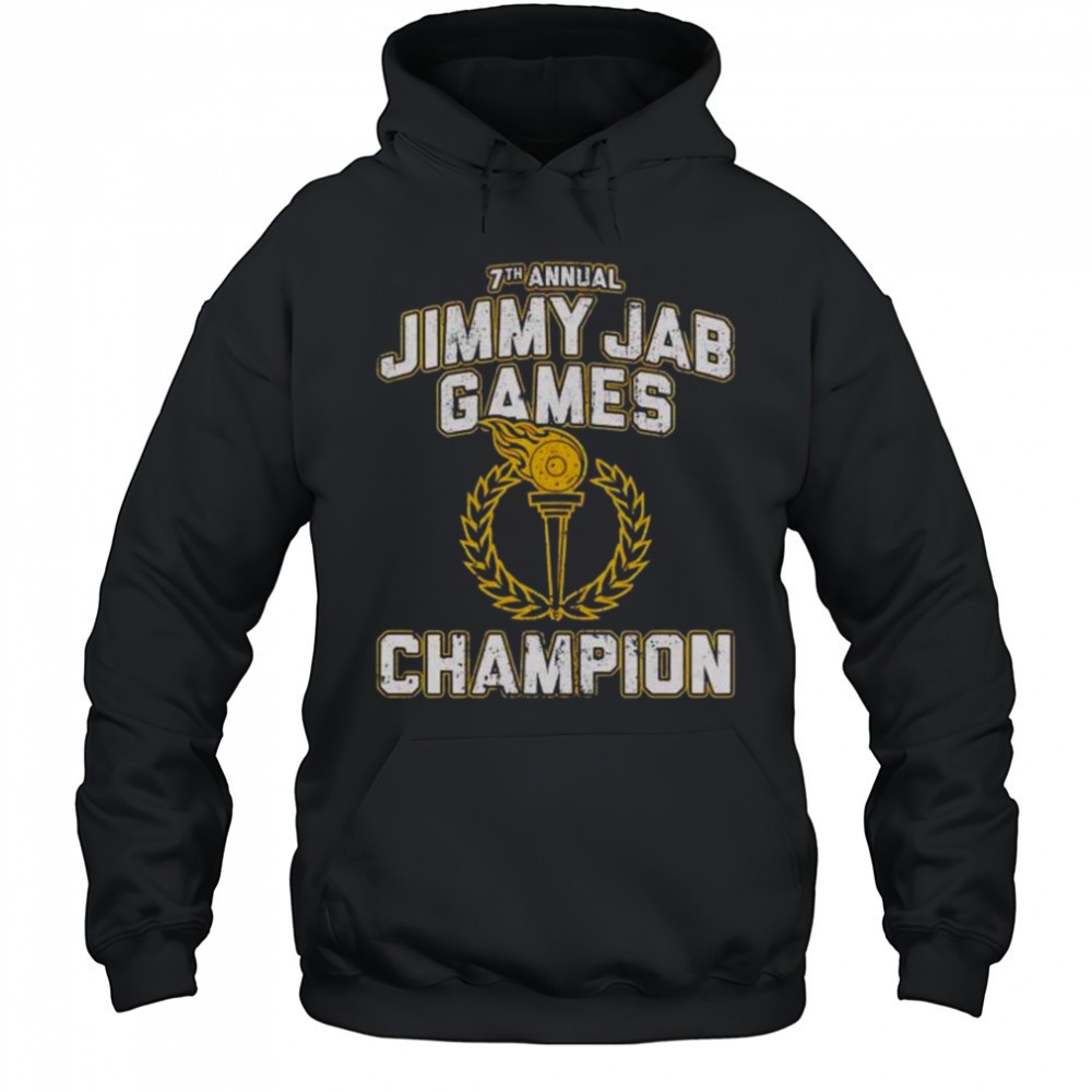 7th Annual Jimmy Jab Games Champion T-Shirt