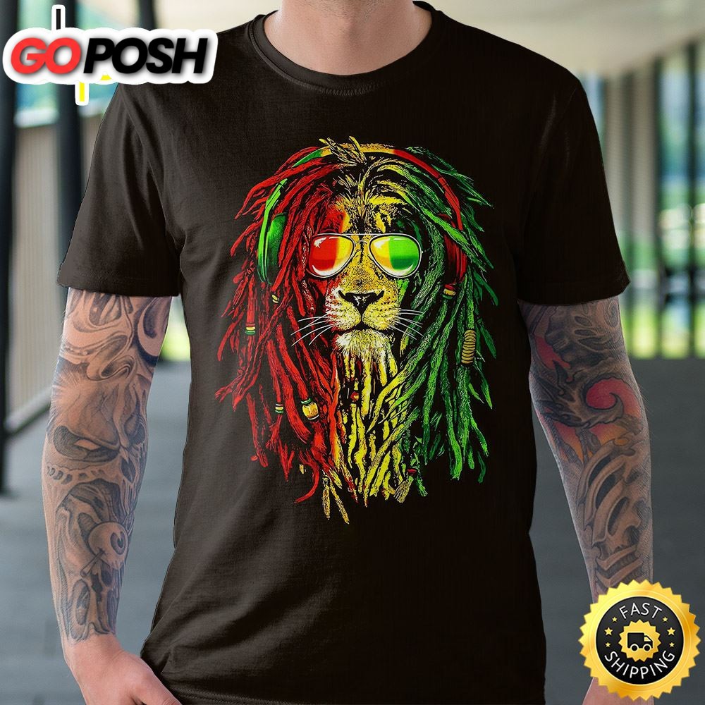 80s Rasta Lion Bob Marley Vintage T-shirt