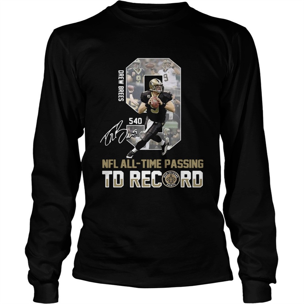 9-drew-brees-nfl-alltime-passing-to-record-signature-shirt-yftwcw8d 9 Drew Brees NFL AllTime Passing To Record Signature shirt
