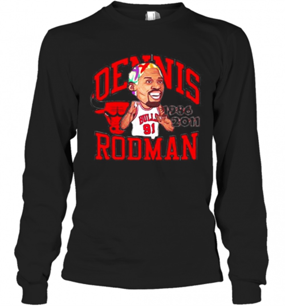 91-dennis-rodman-chicago-bulls-1986-2011-t-shirt-jayrd7v3 91 Dennis Rodman Chicago Bulls 1986 2011 T-Shirt