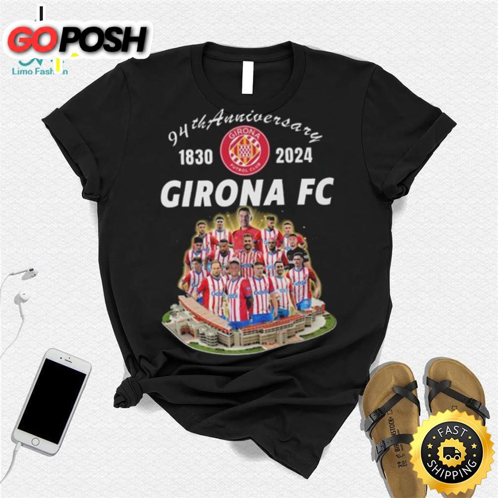 94th Anniversary 1830 2025 Girona Fc Shirt