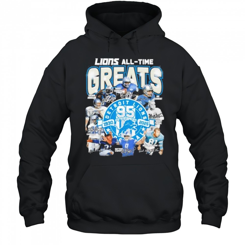 95 Years Detroit Tigers Legends All Time Greats Signature shirt