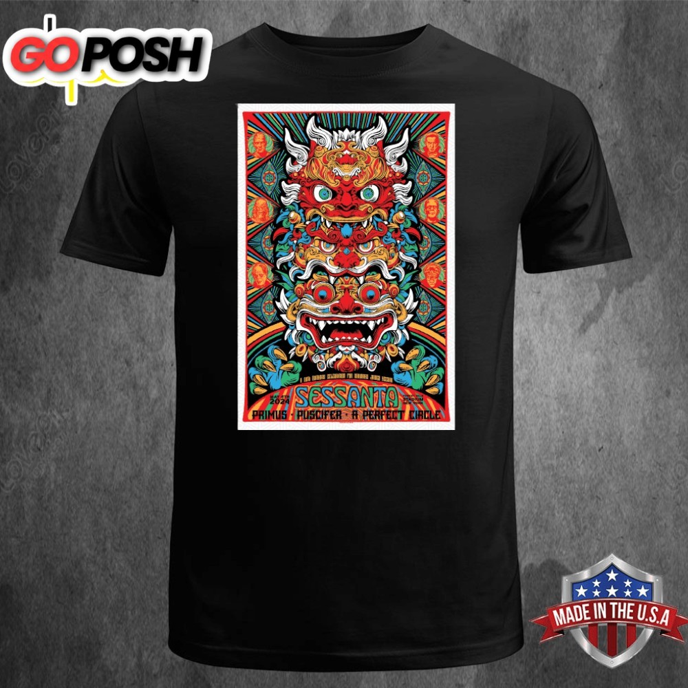 A Perfect Circle, Puscifer And Primus Expand 2025 US Tour Tee T-shirt