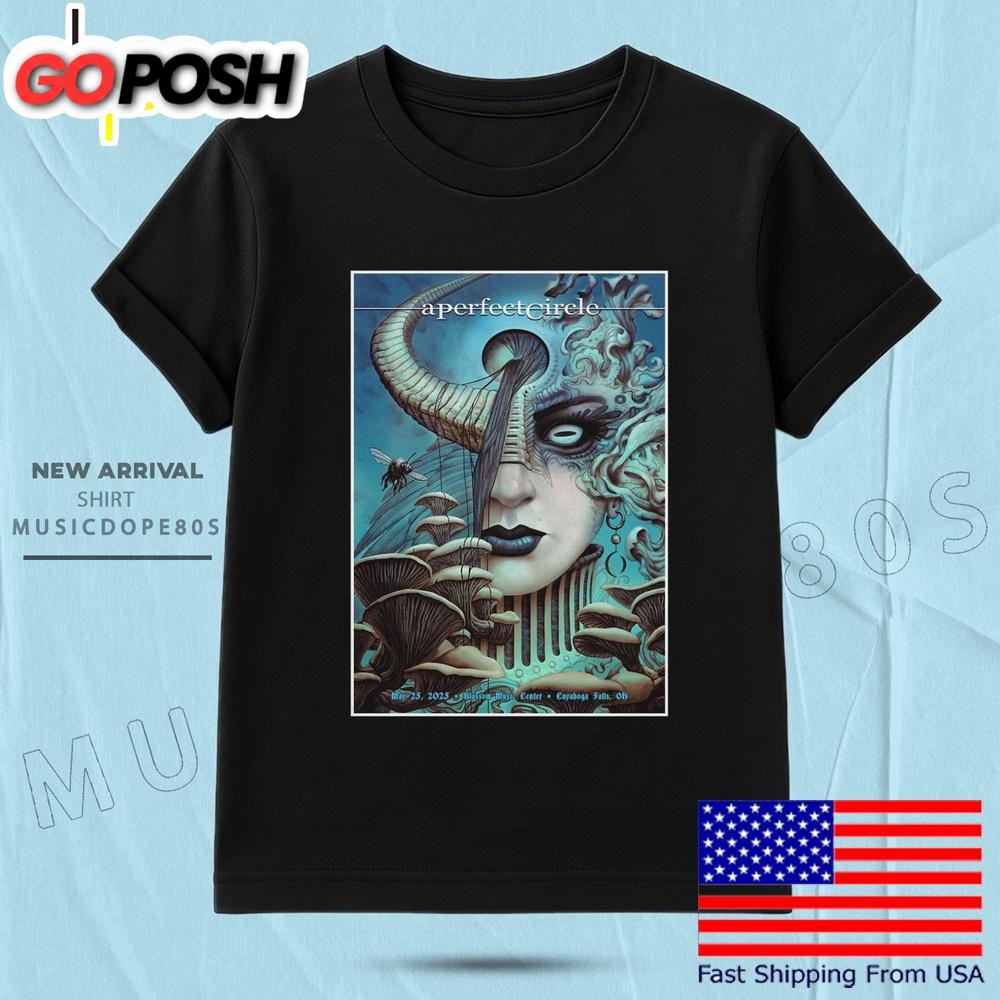 A Perfect Circle Show Blossom Music Center Cuyahoga Falls, OH 2025 T Shirt