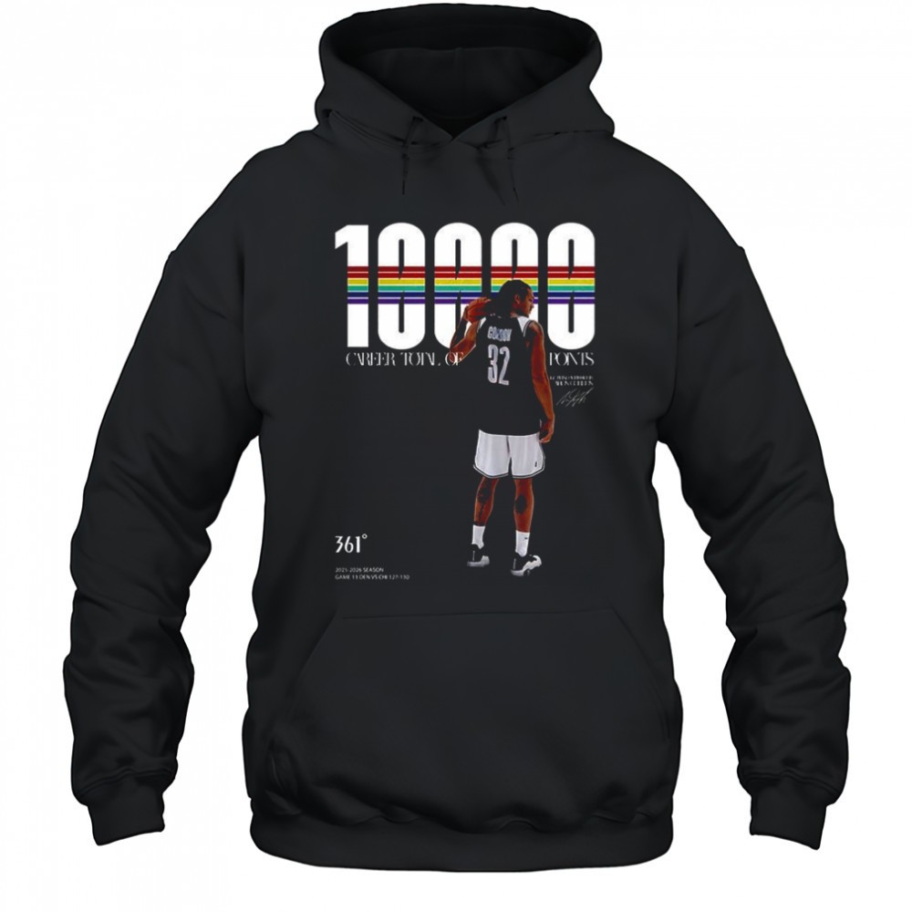 Aaron Gordon 10k Points career totai of ponts shirt