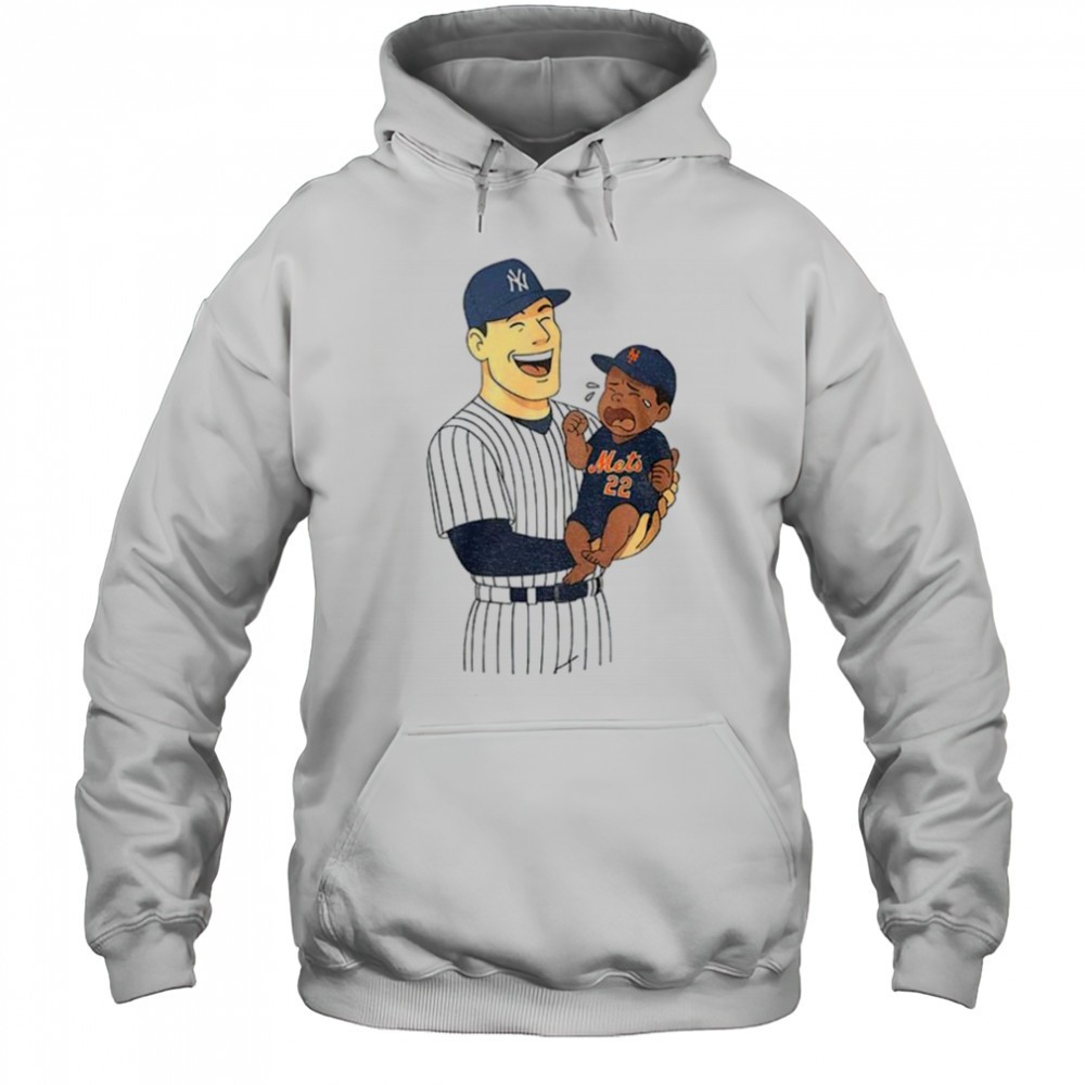 Aaron Judge Carrying Juan Soto baby crying MLB shirt