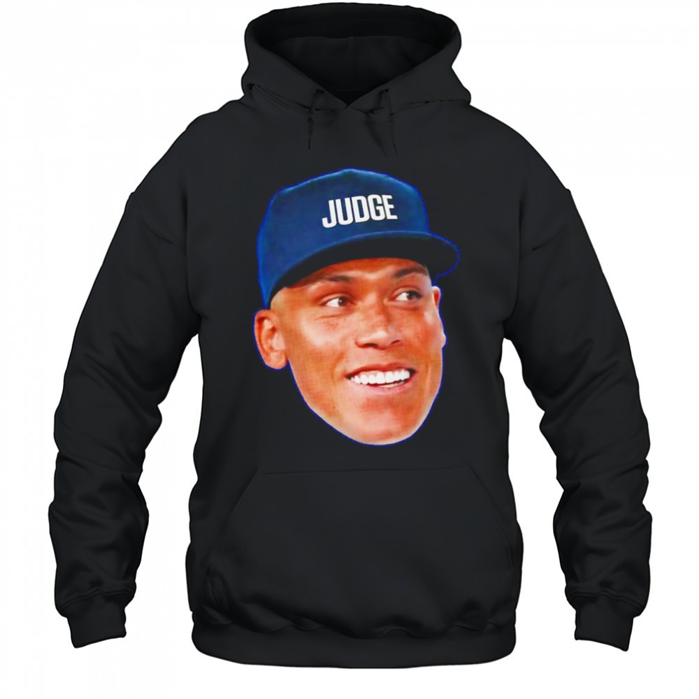 Aaron Judge head in the game shirt