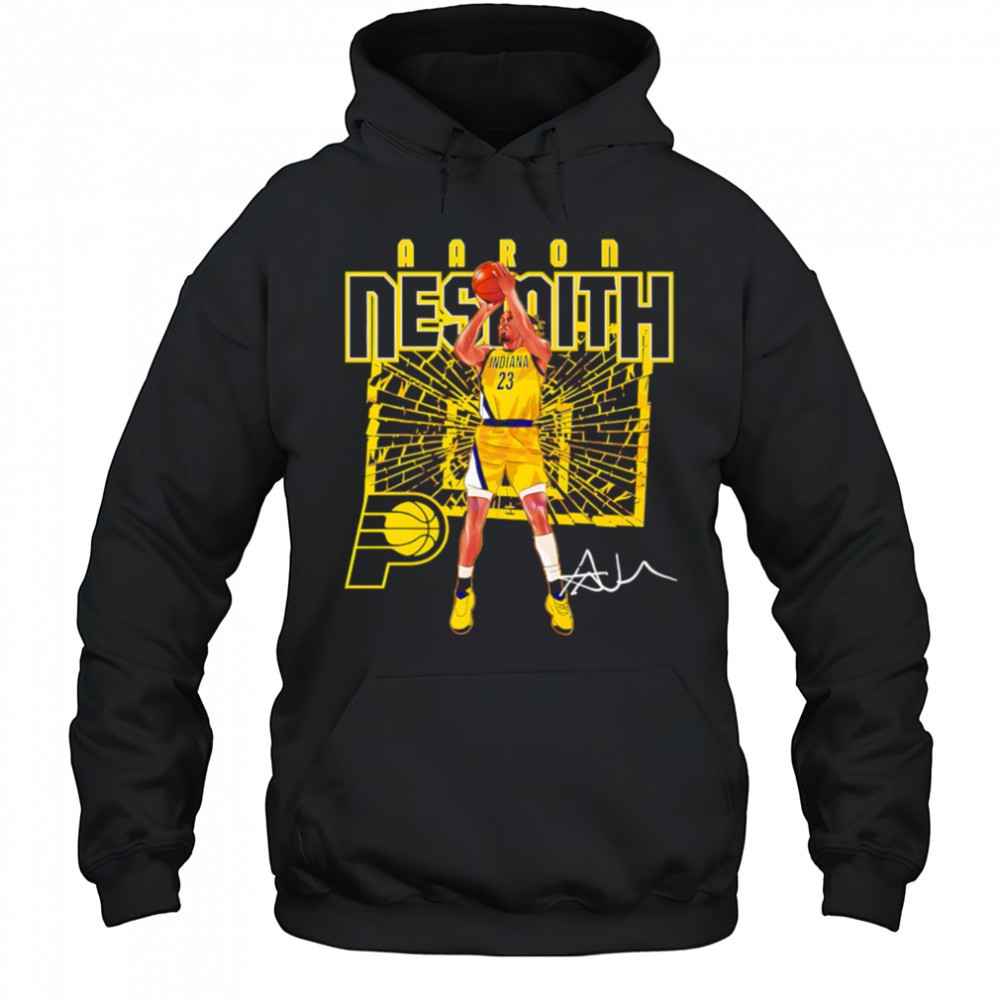 Aaron Nesmith Indiana Pacers Shattered Court Basketball shirt