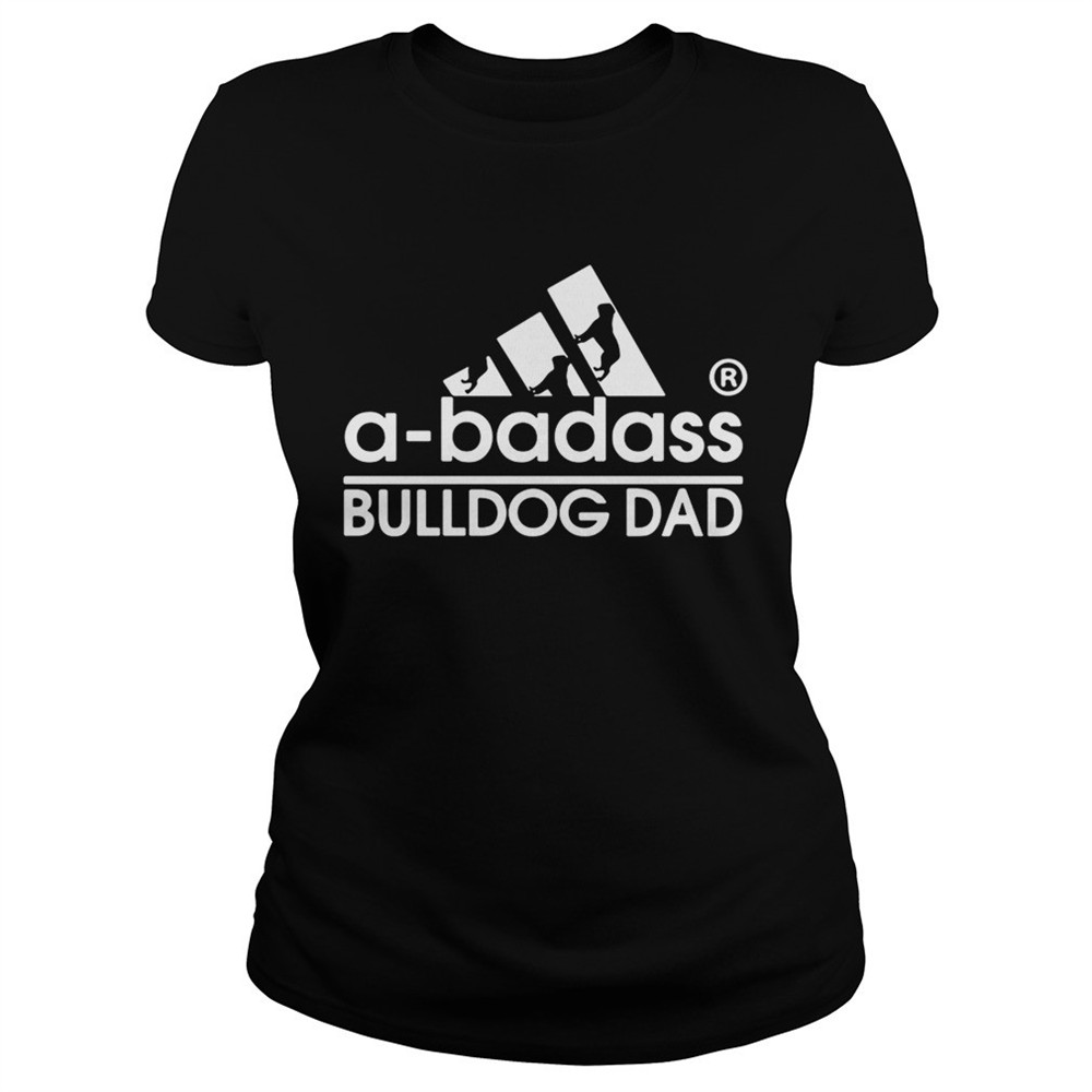 Abadass American Bulldog dad adidas shirt