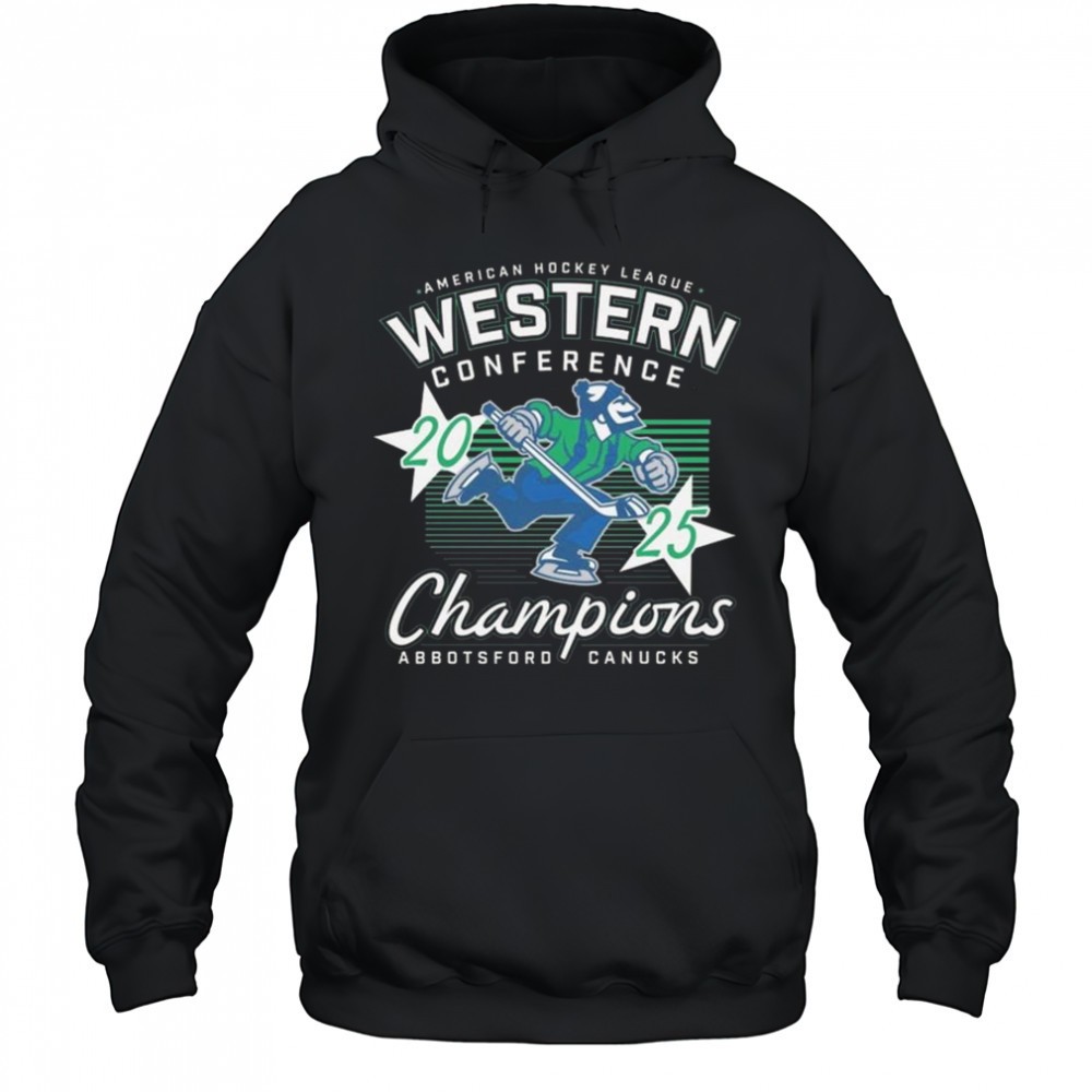 Abbotsford Canucks 2025 Western Conference Champions Shirt