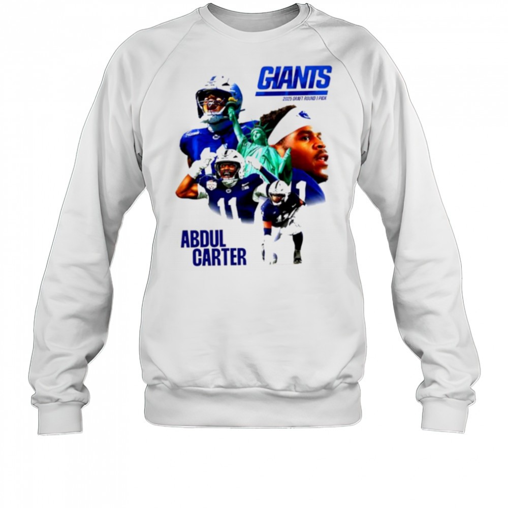 abdul-carter-ny-giants-2025-draft-round-1-pick-shirt-qosqgc2j Abdul Carter NY Giants 2025 Draft round 1 pick shirt
