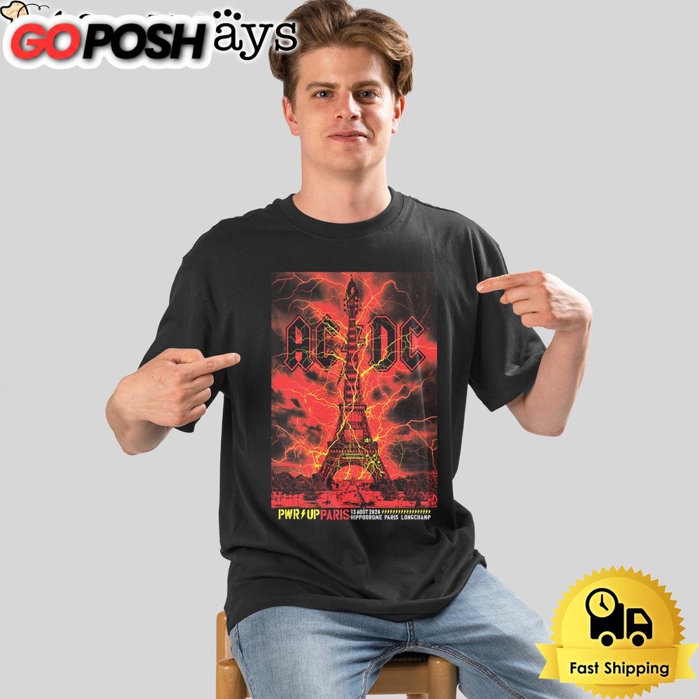 AC DC August 13 2024 Hippodrome Paris Longchamp In Paris France Unisex T-Shirt