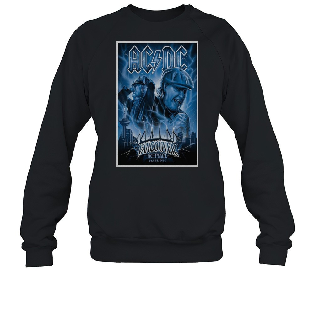 AC DC BC Place Stadium April 22 2025 Vancouver BC Event Shirt