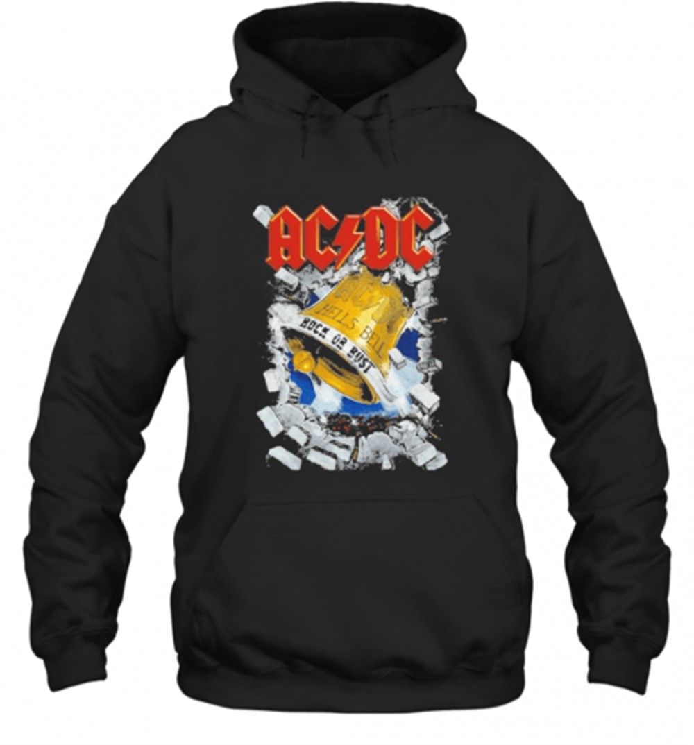 Acdc Band Hells Bell Rock Or Rust Christmas T-Shirt