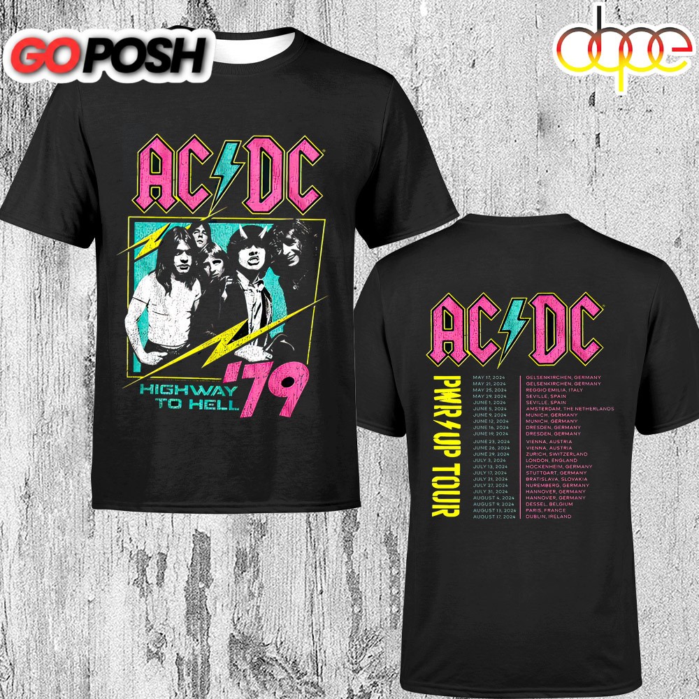 ACDC Band World Tour 2025 Unisex T-Shirt