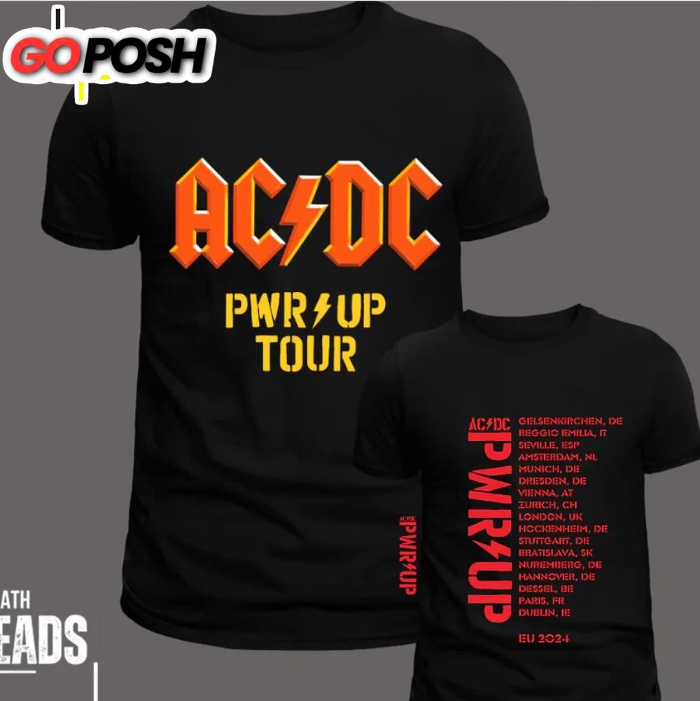 ACDC European Tour 2024 – T-shirt