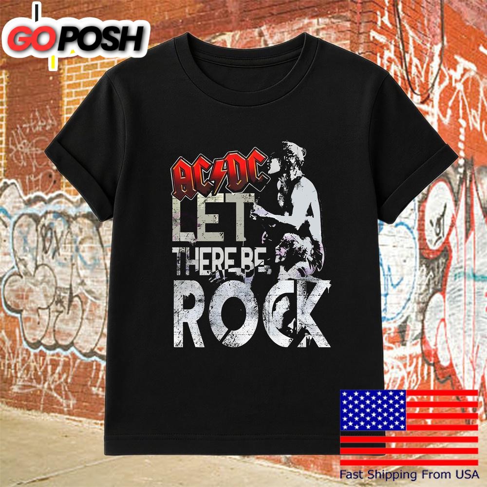 Acdc Let There Be Rock Vintage Concert T Shirt