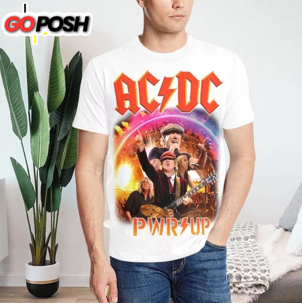 ACDC PWR UP Tour 2025 Unisex T-Shirt Current Tour 2025