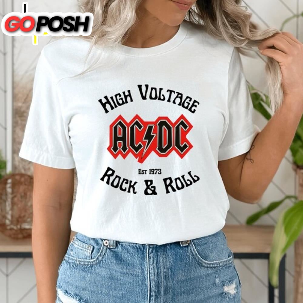 Acdc Tour 2025 Rock And Roll Shirt